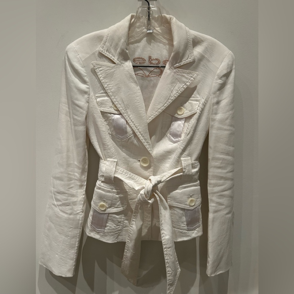 Bebe Vintage White Suit